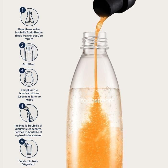 Concentrados SODASTREAM - Pack de 6 Concentrados de Naranja - Hasta 54L de Bebidas - 440 ml 5 Concentrados SODASTREAM - Pack de 6 Concentrados de Naranja - Hasta 54L de Bebidas - 440 ml 5
