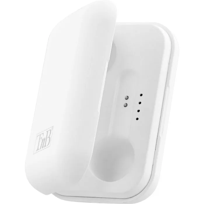 TNB SHINY Auriculares Bluetooth TWS Inalámbricos True Wireless con Estuche de Carga Blanco - Tecnología Bluetooth 5.0, Diseño Ergonómico Ligero y Compacto