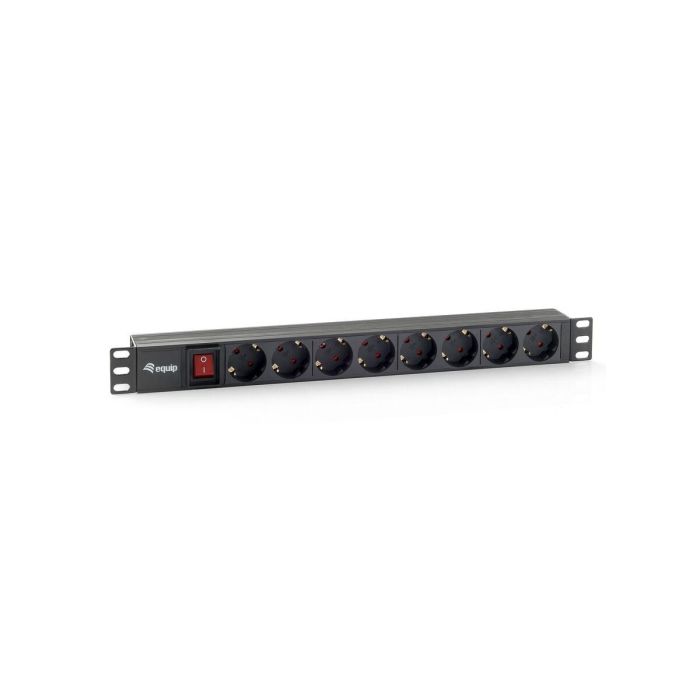 EQUIP REGLETA ALIMENTACION RACK 19" 1U 8 TOMAS CON INTERRUPTOR 1 EQUIP REGLETA ALIMENTACION RACK 19" 1U 8 TOMAS CON INTERRUPTOR 1