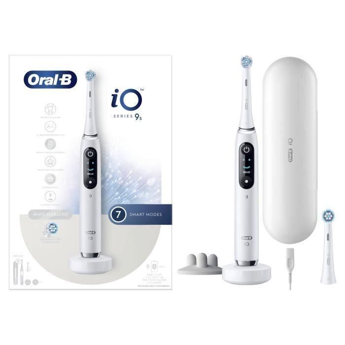 Oral-B iO 9N Cepillo de dientes eléctrico - Blanco - Oscilador - 2 cabezales, 1 estuche de viaje con cargador 3