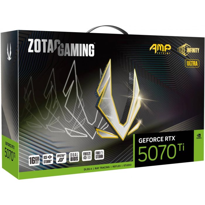 Zotac Gaming GeForce RTX 5070 Ti AMP Extreme Infinity Ultra 16GB GDDR7 3 Ventiladores 6 Zotac Gaming GeForce RTX 5070 Ti AMP Extreme Infinity Ultra 16GB GDDR7 3 Ventiladores 6