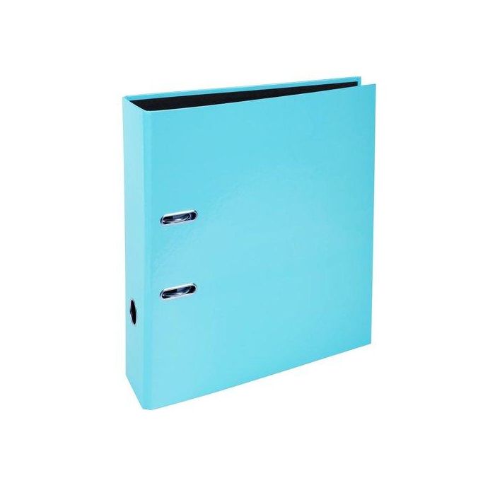 Archivador Palanca Exacompta Prem Touch Aquarel Carton Forrado Rado A4 80Mm Azul Pastel