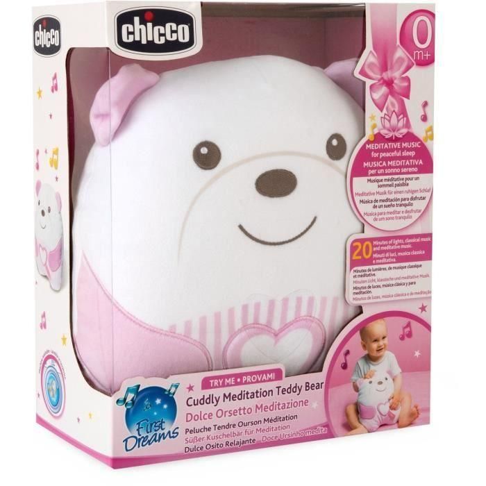 Chicco CHI8058664184620 Osito de peluche suave Rosa, para recién nacidos 3 Chicco CHI8058664184620 Osito de peluche suave Rosa, para recién nacidos 3