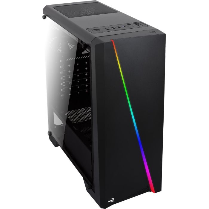 Aerocool Cylon Midi Tower ATX Negro Gaming con Ventana Lateral e Iluminación 2