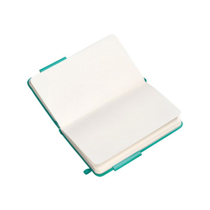 Cuaderno Con Gomilla Antartik Notes Tapa Dura A6 Hojas Lisas Turquesa 100 Hojas 80 gr Fsc 8