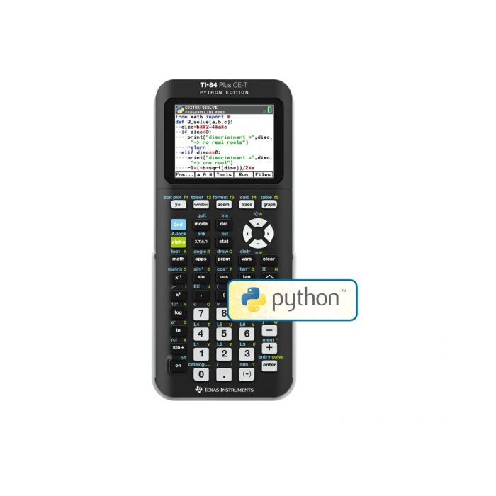 Texas instruments Calculadora Gráfica TI-84 Plus CE-T Python Científica 10 Líneas Pantalla Color 3MB ROM 154KB RAM 9 Texas instruments Calculadora Gráfica TI-84 Plus CE-T Python Científica 10 Líneas Pantalla Color 3MB ROM 154KB RAM 9