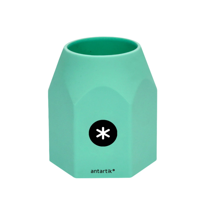 Antartik Cubilete Portalápices Hexagonal de Silicona 95x85x75 mm Celeste, Coral, Lavanda y Menta Pastel 2