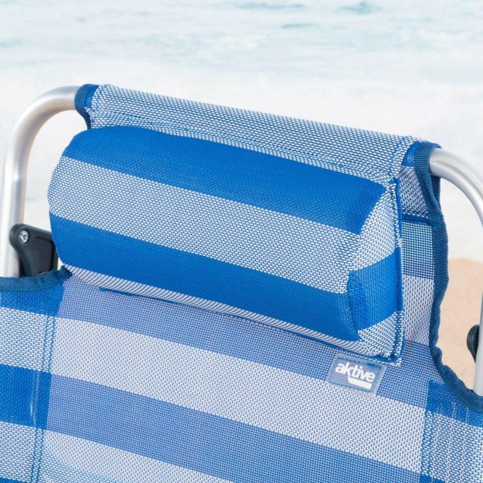 Silla de Playa Aktive 47 x 82 x 49 cm (2 Unidades) 2 Silla de Playa Aktive 47 x 82 x 49 cm (2 Unidades) 2