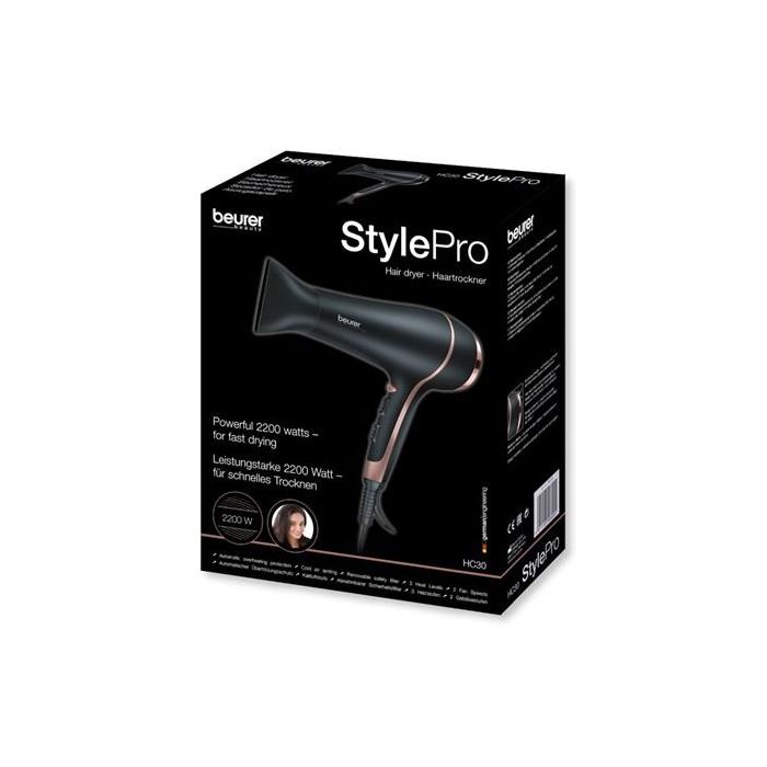 Beurer HC-30 Secador de Pelo Profesional 2400W con Función Iónica 1 Beurer HC-30 Secador de Pelo Profesional 2400W con Función Iónica 1
