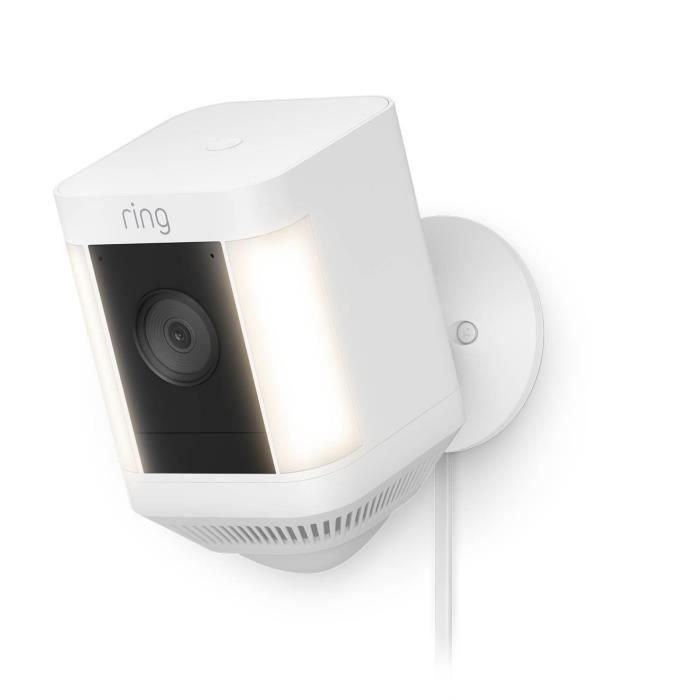 Cámara de vigilancia enchufable RING Spotlight Plus - Blanca - UE 5 Cámara de vigilancia enchufable RING Spotlight Plus - Blanca - UE 5