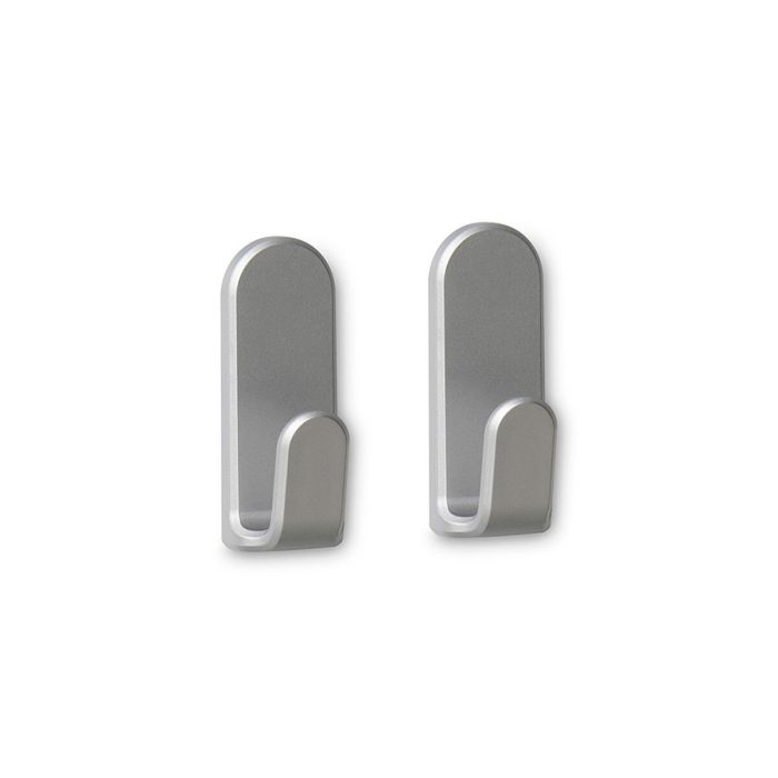 Colgador Inofix taga Plateado 1,5 Kg Adhesivo (2 Unidades)