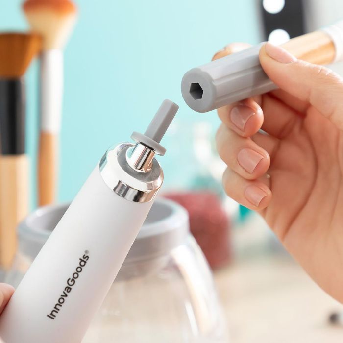 Limpiador y Secador Automático de Brochas de Maquillaje Maklin InnovaGoods 10