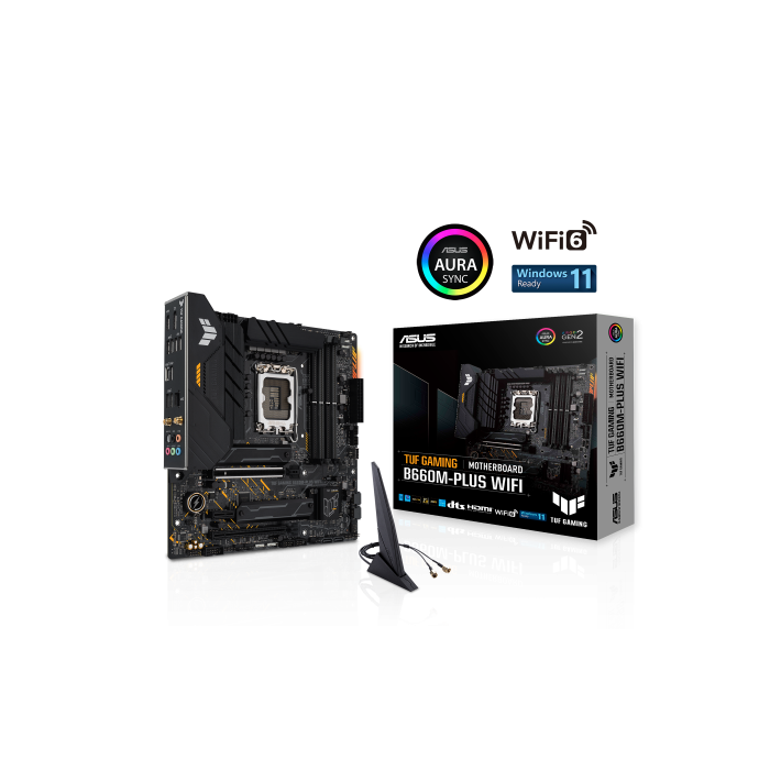 ASUS TUF GAMING B660M-PLUS WiFi Intel B660 LGA 1700 micro ATX 7