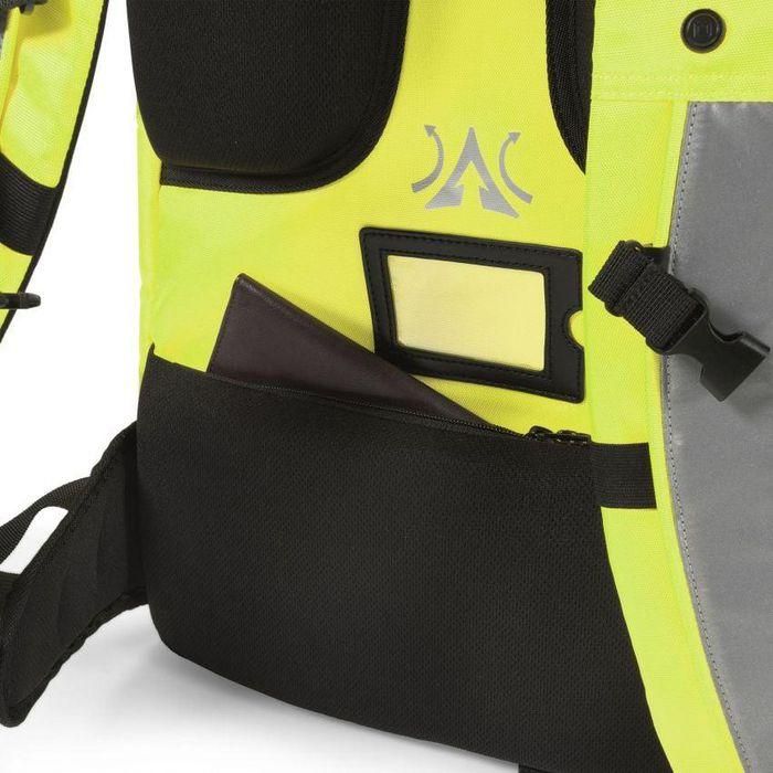 Dicota Mochila Hi-Vis 32-38L Ampliable Amarilla Seguridad Trabajo Exterior EN ISO 20471 TPU 600D rPET Impermeable 7 Dicota Mochila Hi-Vis 32-38L Ampliable Amarilla Seguridad Trabajo Exterior EN ISO 20471 TPU 600D rPET Impermeable 7