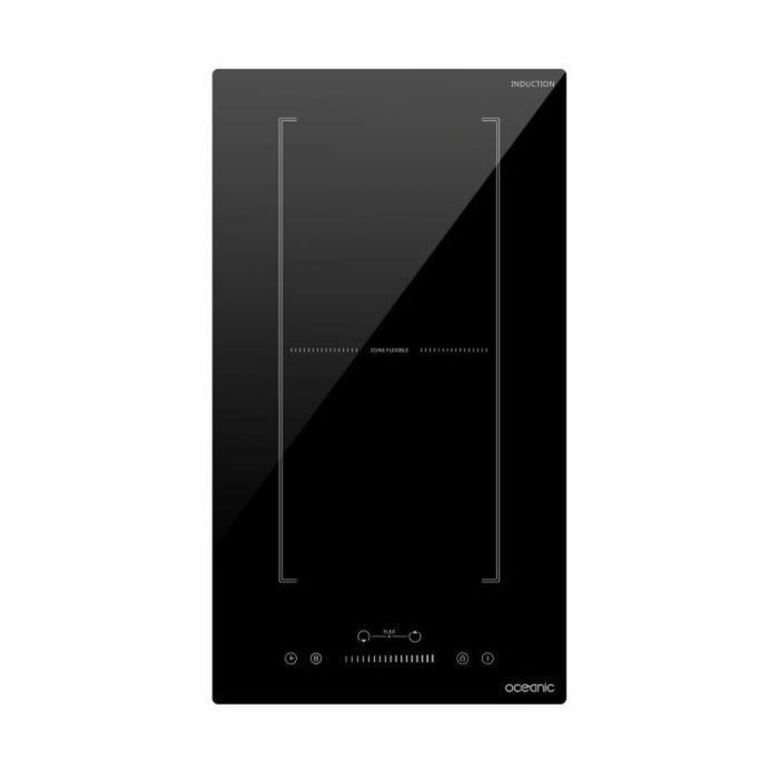 Oceanic OCEATI2Z2BF Dominó de Inducción Empotrable Flex 2 Quemadores 3600W Negro Oceanic OCEATI2Z2BF Dominó de Inducción Empotrable Flex 2 Quemadores 3600W Negro
