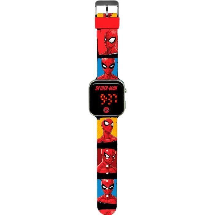 Kids Euroswan Reloj de Pulsera LED Spiderman Digital Infantil 4+ años Pilas Incluidas Material PE ABS 1