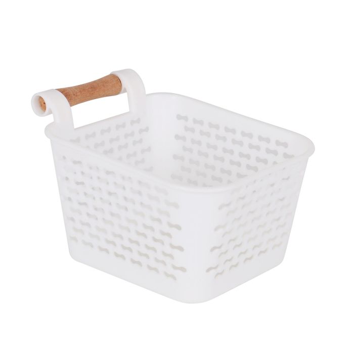 Cesta Multiusos con Asas de Madera 13x11x8 cm - Confortime (36 Unidades) 3