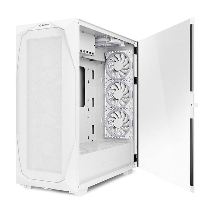 Sharkoon REV300 Torre PC Blanca Cristal Templado ATX EATX Micro-ATX Mini-ITX para Gaming