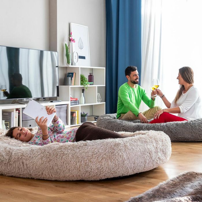 Cama de Perro para Humanos | Human Dog Bed XXL InnovaGoods Beige 3 Cama de Perro para Humanos | Human Dog Bed XXL InnovaGoods Beige 3