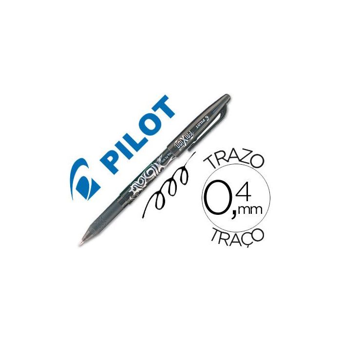 Boligrafo Pilot Frixion Borrable Negro 12 unidades