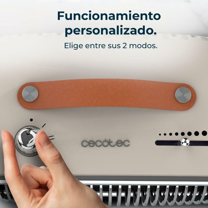 Calefactor Cerámico Eléctrico Cecotec ReadyWarm 1500 Blanco Beige 1500 W 1 Calefactor Cerámico Eléctrico Cecotec ReadyWarm 1500 Blanco Beige 1500 W 1