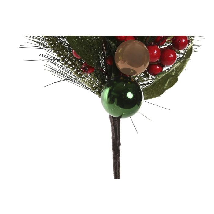 Rama Navidad Tradicional DKD Home Decor Verde Rojo 15 x 75 x 30 cm (6 Unidades) 2