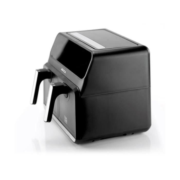 Jocca 2097 Freidora de Aire Doble Sin Aceite, Air Fryer con Dos Cestas Independientes 4L+4L, 8L Total, Cocción Saludable y Rápida 3 Jocca 2097 Freidora de Aire Doble Sin Aceite, Air Fryer con Dos Cestas Independientes 4L+4L, 8L Total, Cocción Saludable y Rápida 3