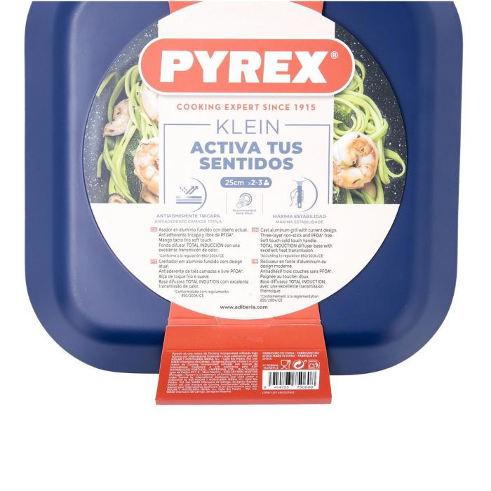 Asador Grill Aluminio Fundido Klein Pyrex 25 cm 4 Asador Grill Aluminio Fundido Klein Pyrex 25 cm 4