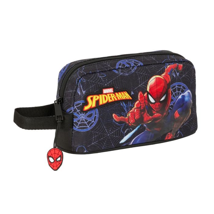 Portameriendas Térmico Spider-Man Attack Negro 21,5 x 12 x 6,5 cm 3