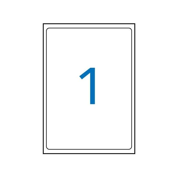 Apli Etiquetas Adhesivas 199,6x289,1 mm Inkjet-Láser C-Romos 1 X 100H Blanco Apli Etiquetas Adhesivas 199,6x289,1 mm Inkjet-Láser C-Romos 1 X 100H Blanco
