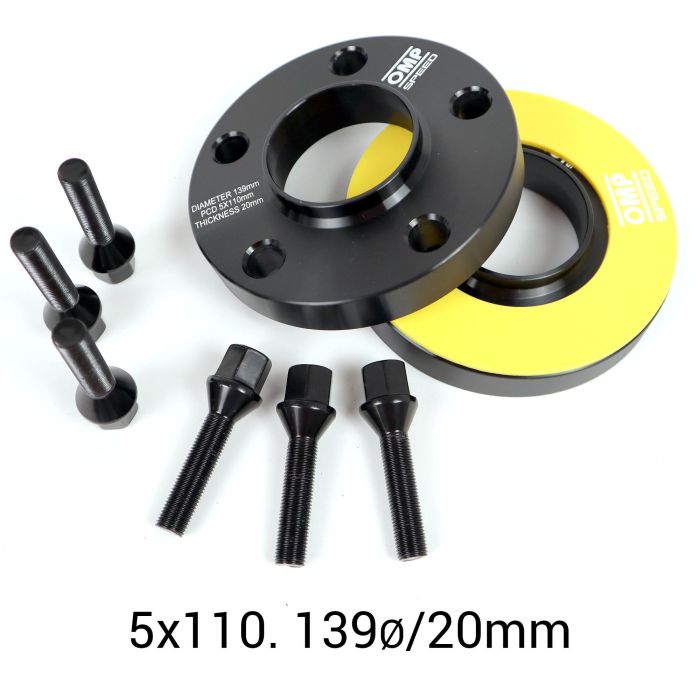 Omp Speed Juego De Separadores D. Cent. Ancho: 20 mm Pcd: 5x110 Cb.H: 65.1 Cb.W: 65.1 Tornillo M12x1.25 Conico+M14x1.5 Conico OMPS08622001 3 Omp Speed Juego De Separadores D. Cent. Ancho: 20 mm Pcd: 5x110 Cb.H: 65.1 Cb.W: 65.1 Tornillo M12x1.25 Conico+M14x1.5 Conico OMPS08622001 3