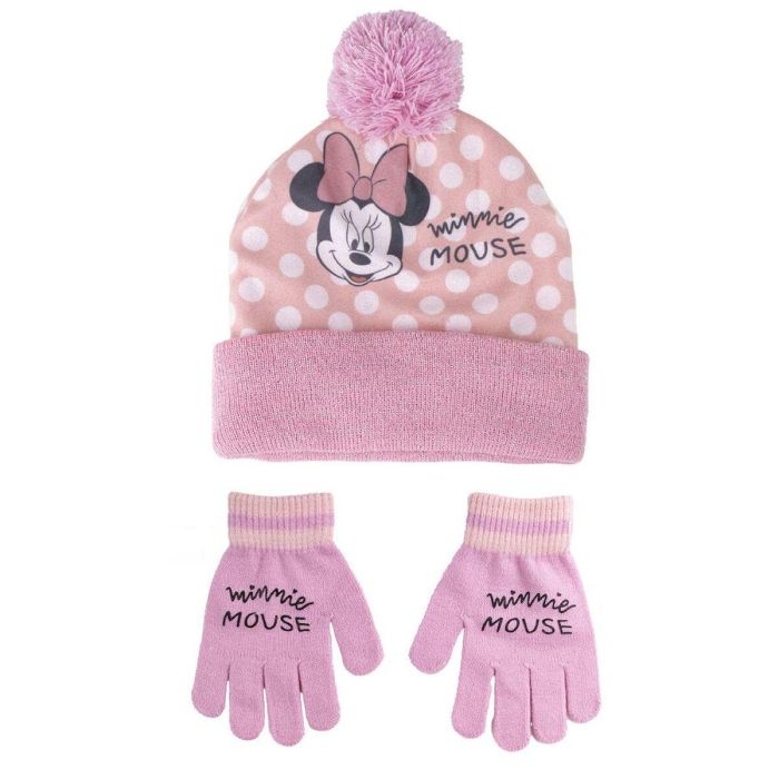 Gorro y Guantes Minnie Mouse 2 Piezas 4