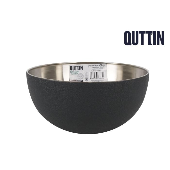 Ensaladera de acero Quttin 24 cm - Inde (6 Unidades) Ensaladera de acero Quttin 24 cm - Inde (6 Unidades)