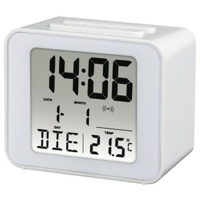 HAMA Home Reloj Despertador Cube Blanco 0 HAMA Home Reloj Despertador Cube Blanco 0