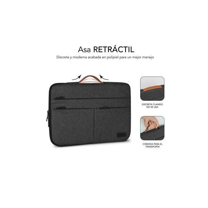 SUBBLIM SUBLS-AP36001 maletines para portátil 35,6 cm (14") Gris 3 SUBBLIM SUBLS-AP36001 maletines para portátil 35,6 cm (14") Gris 3