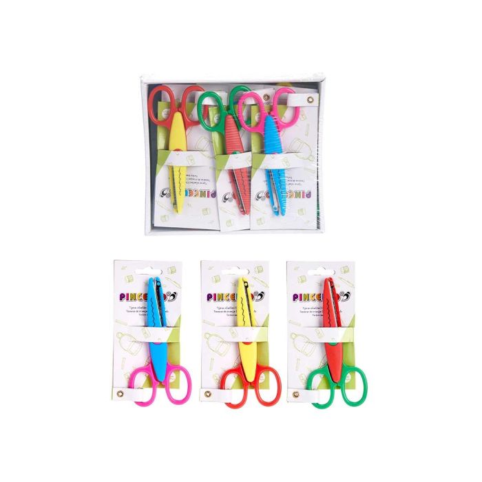 Tijera Infantil Zig Zag Surtidos Pincello 6X15CM (48 Unidades) 2 Tijera Infantil Zig Zag Surtidos Pincello 6X15CM (48 Unidades) 2
