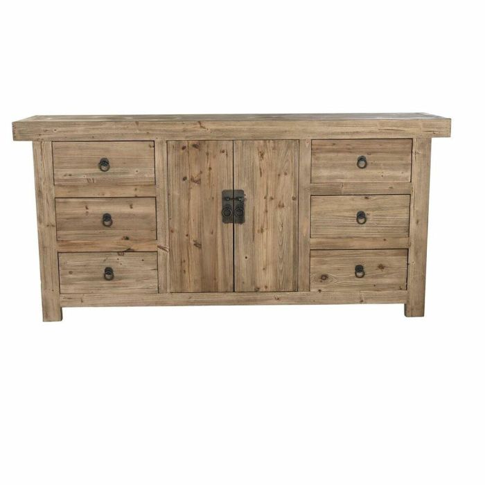 Aparador DKD Home Decor Natural Madera (180 x 45 x 85 cm) 2 Aparador DKD Home Decor Natural Madera (180 x 45 x 85 cm) 2