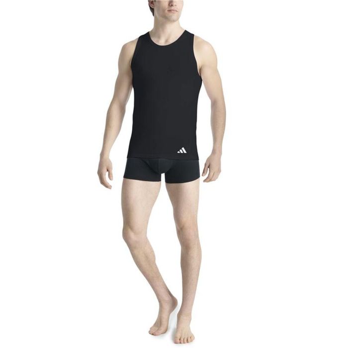 Camiseta de Tirantes Hombre Adidas Active Flex Negro L 2 Camiseta de Tirantes Hombre Adidas Active Flex Negro L 2