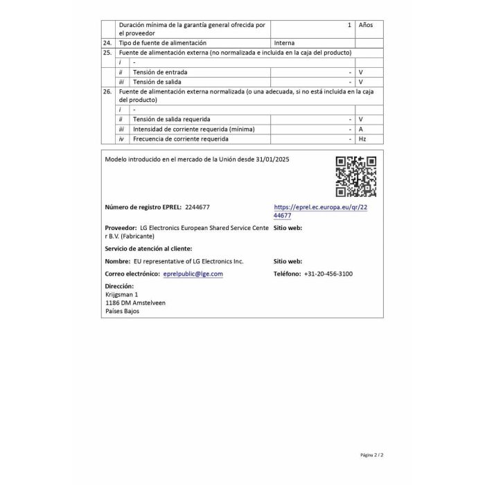 Smart TV LG 55G54LW 4K Ultra HD 55" HDR OLED 2