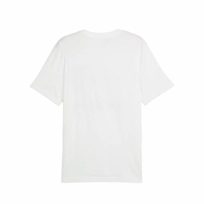 Camiseta de Manga Corta Hombre Puma Blanco 3 Camiseta de Manga Corta Hombre Puma Blanco 3