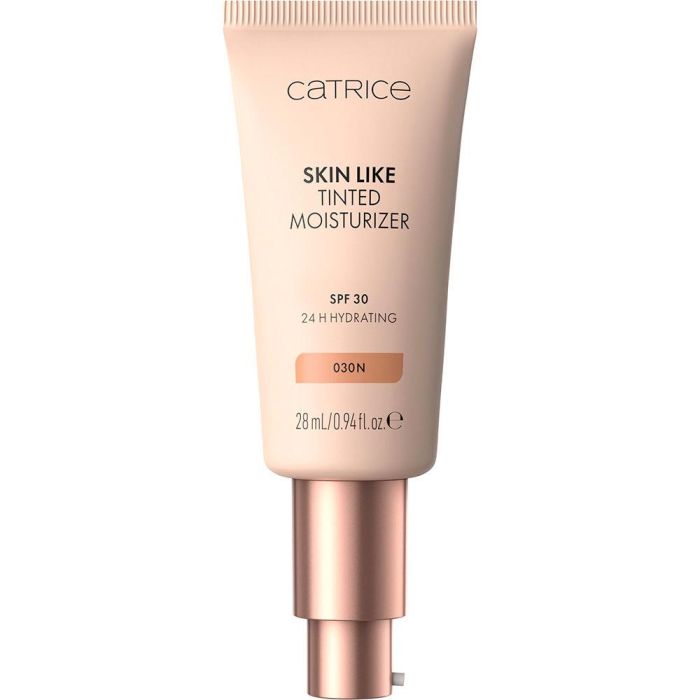 Catrice SKIN LIKE Hidratante con Color 28 ml, Tono #030N, SPF 30, 24h Hidratación