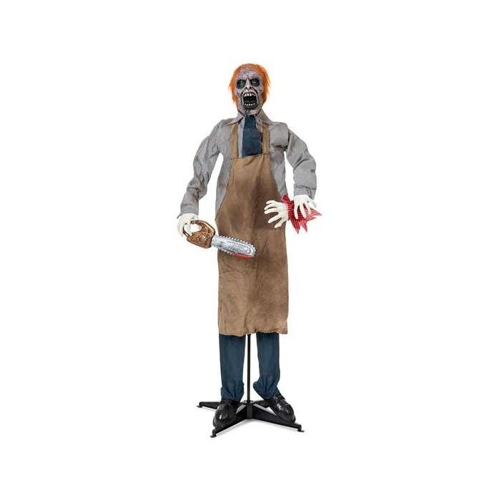 Zombie con motosierra talla 130 x 18 x 70 cm Zombie con motosierra talla 130 x 18 x 70 cm