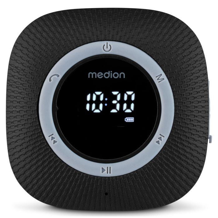 Medion MED4061275227628 Radio de Ducha FM Bluetooth IPX6 con Soporte de Ventosa, Color Negro 0 Medion MED4061275227628 Radio de Ducha FM Bluetooth IPX6 con Soporte de Ventosa, Color Negro 0