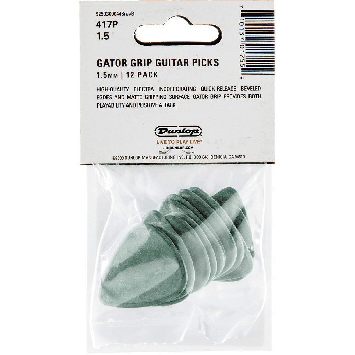 Pack 12 Púas Gator Grip - 1,50Mm 4 Pack 12 Púas Gator Grip - 1,50Mm 4