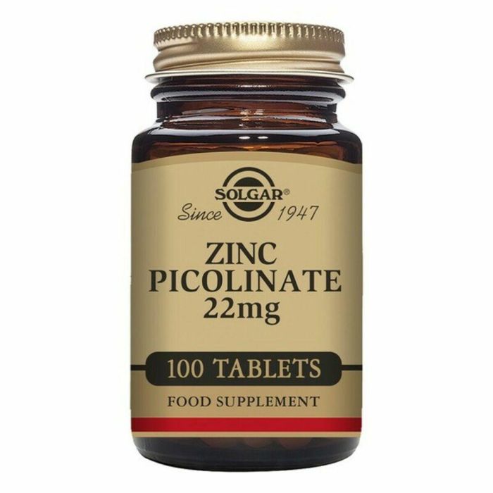 Solgar Picolinato Zinc 22 mg. Comprimidos