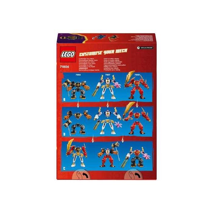 Juego de construccion meca elemental de la tierra de cole lego ninjago 24