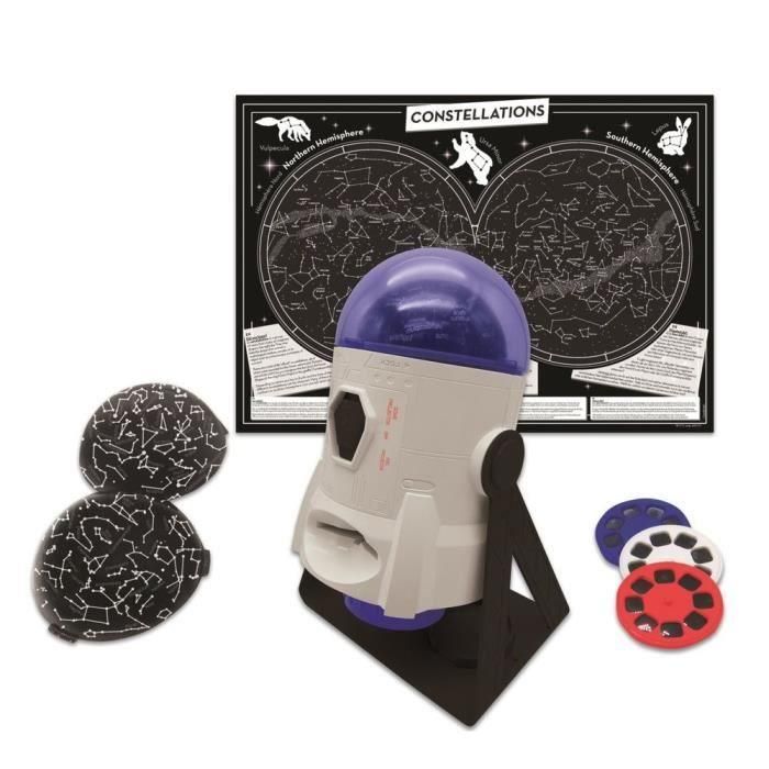 Lexibook Proyector Planetario 360° Motorizado para Techos y Paredes - 24 Proyecciones, Mapa de Constelaciones y Folleto Educativo 2 Lexibook Proyector Planetario 360° Motorizado para Techos y Paredes - 24 Proyecciones, Mapa de Constelaciones y Folleto Educativo 2