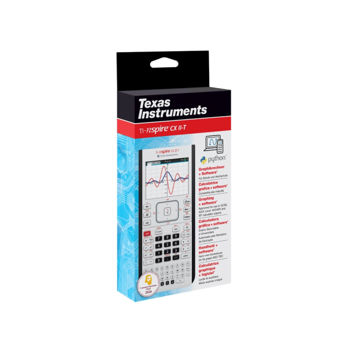 Texas Instruments TI-Nspire CX II-T Calculadora Gráfica Científica 10 Líneas 90MB ROM 64KB RAM 1
