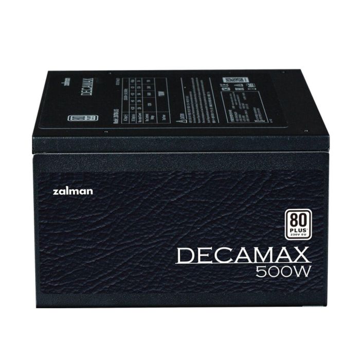 Zalman Decamax Fuente de Alimentación PC 500W ATX 80 PLUS Negra 13 Zalman Decamax Fuente de Alimentación PC 500W ATX 80 PLUS Negra 13
