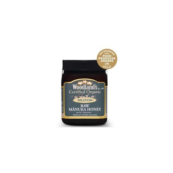 WOODLAND´S Miel de Manuka Monofloral Cruda MGO 550+ de Nueva Zelanda 250g Eco
